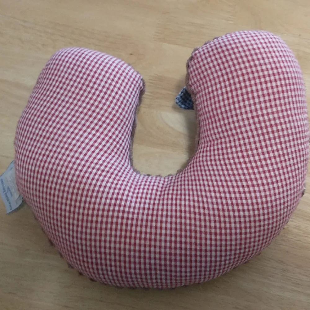 Mud Pie Brown Plush Bear Neck Pillow